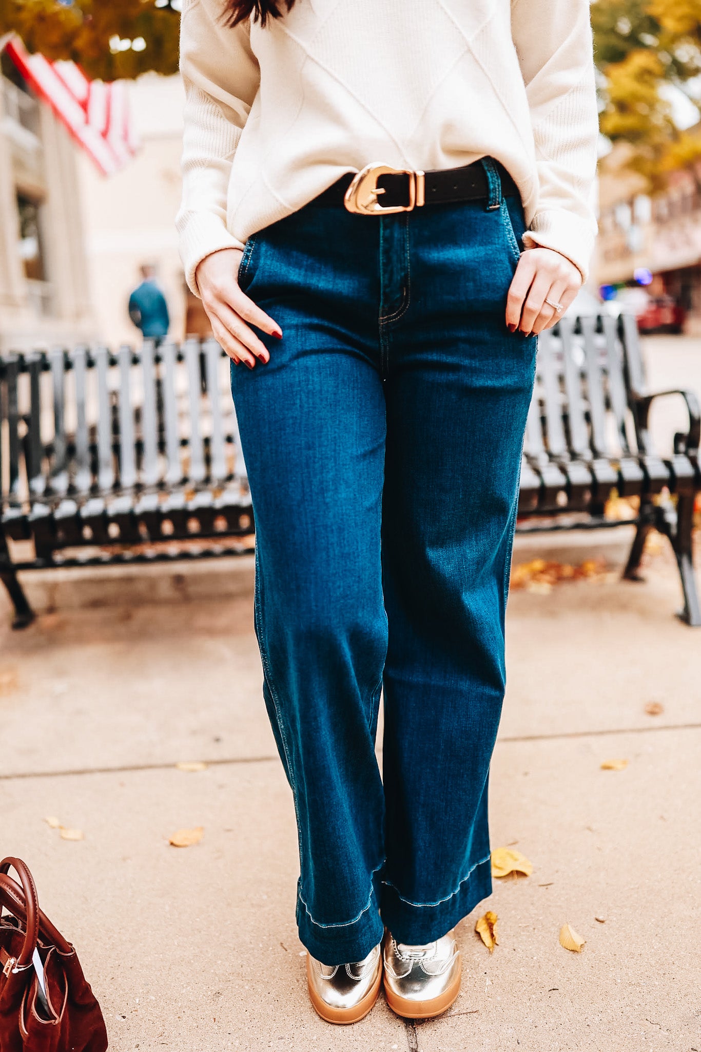 LEWIS HIGH RISE WIDE LEG JEAN