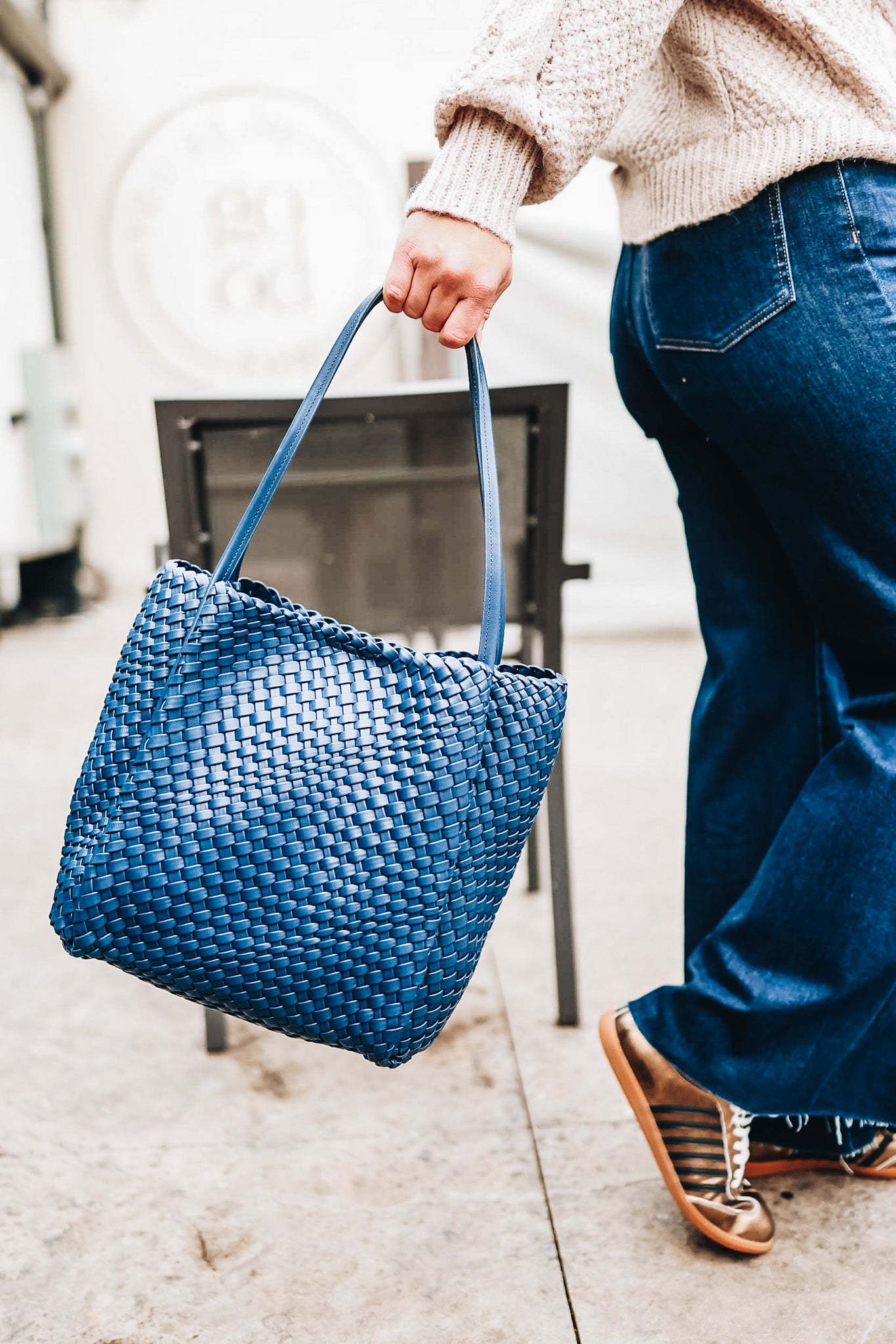 GLADYS WOVEN TOTE