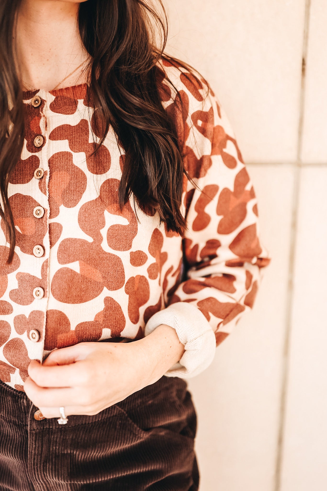 LENI LEOPARD CARDIGAN