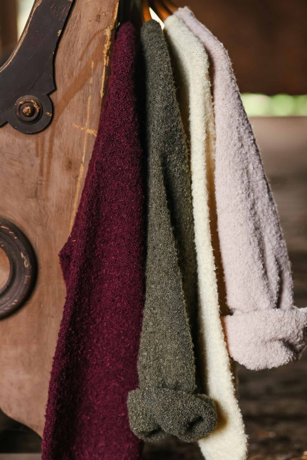 FALL FEST FUZZY BALLOON SLEEVE PULLOVER- FINAL SALE