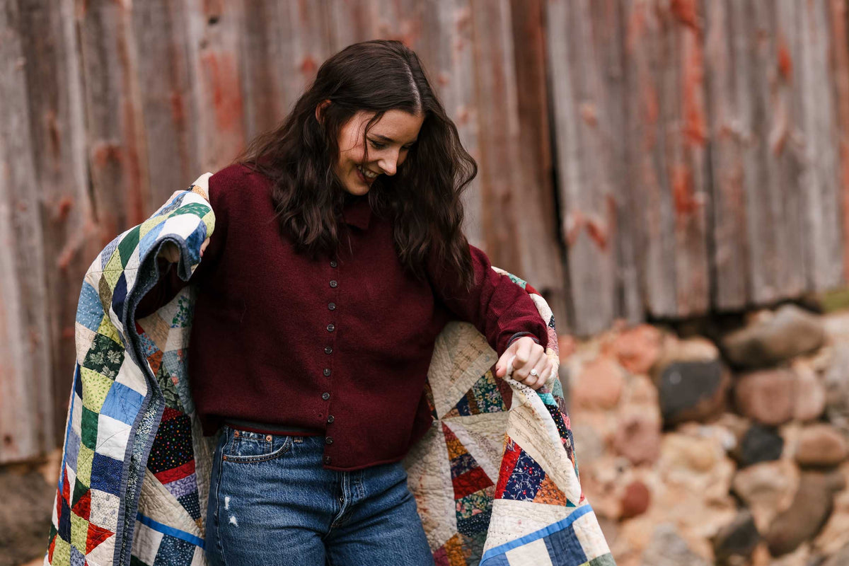 FALL FEST BUTTON DOWN CARDIGAN- FINAL SALE