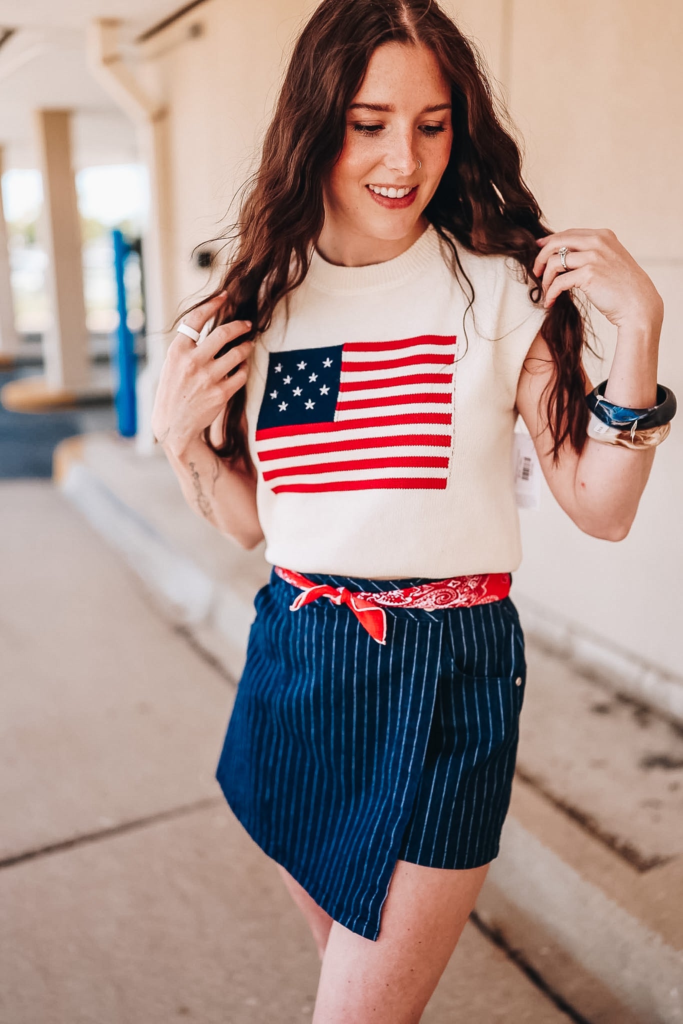 AMERICAN DREAM FLAG SWEATER