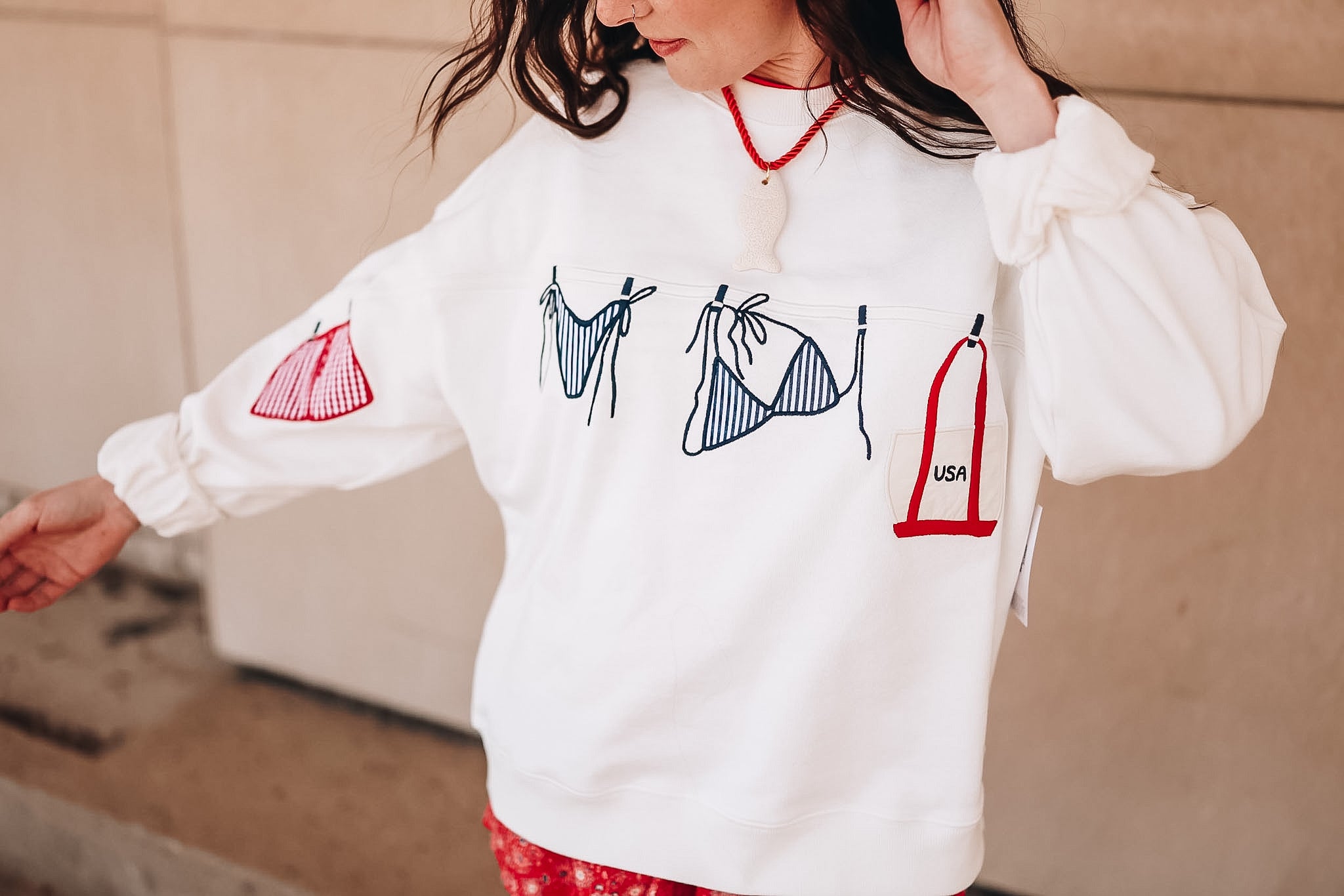 RAISING THE FLAG SWEATSHIRT