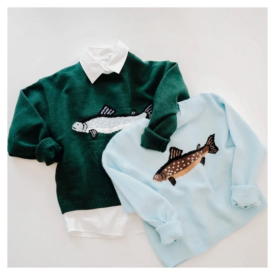 FISHERMAN CREWNECK SWEATER