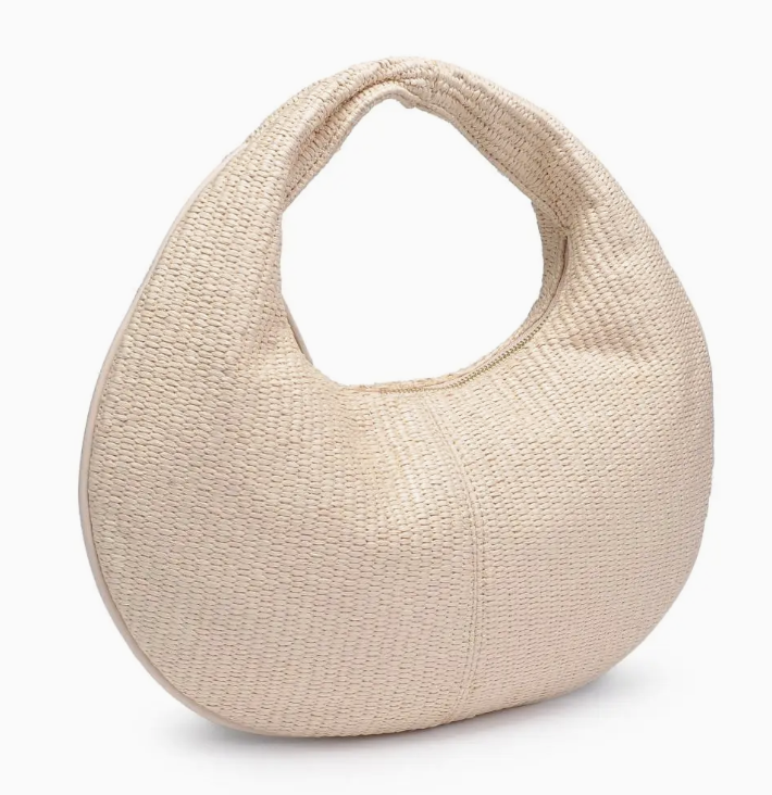 FARRAH STRAW HANDBAG