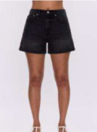SAIGE GLAMOUR HIGH RISE A-LINE SHORT