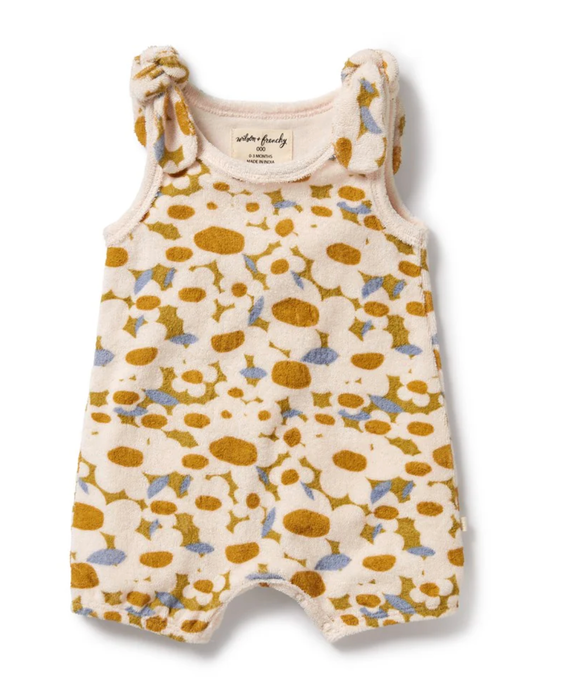 Flower Burst Organic Terry Playsuit