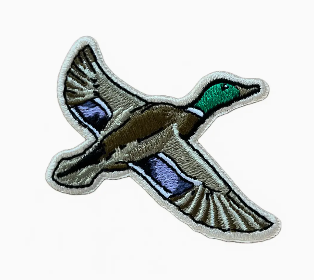 Mallard Embroidered Iron-On Patch