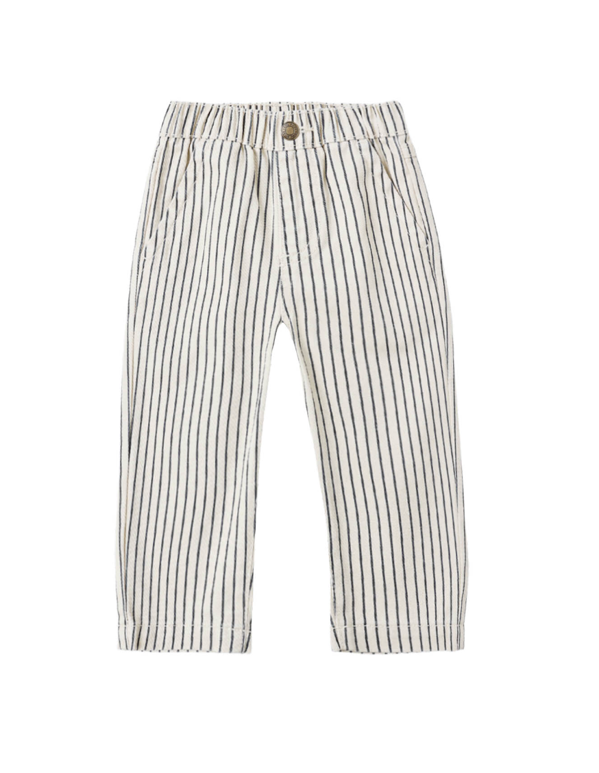 BAGGY PANT || NAVY PINSTRIPE