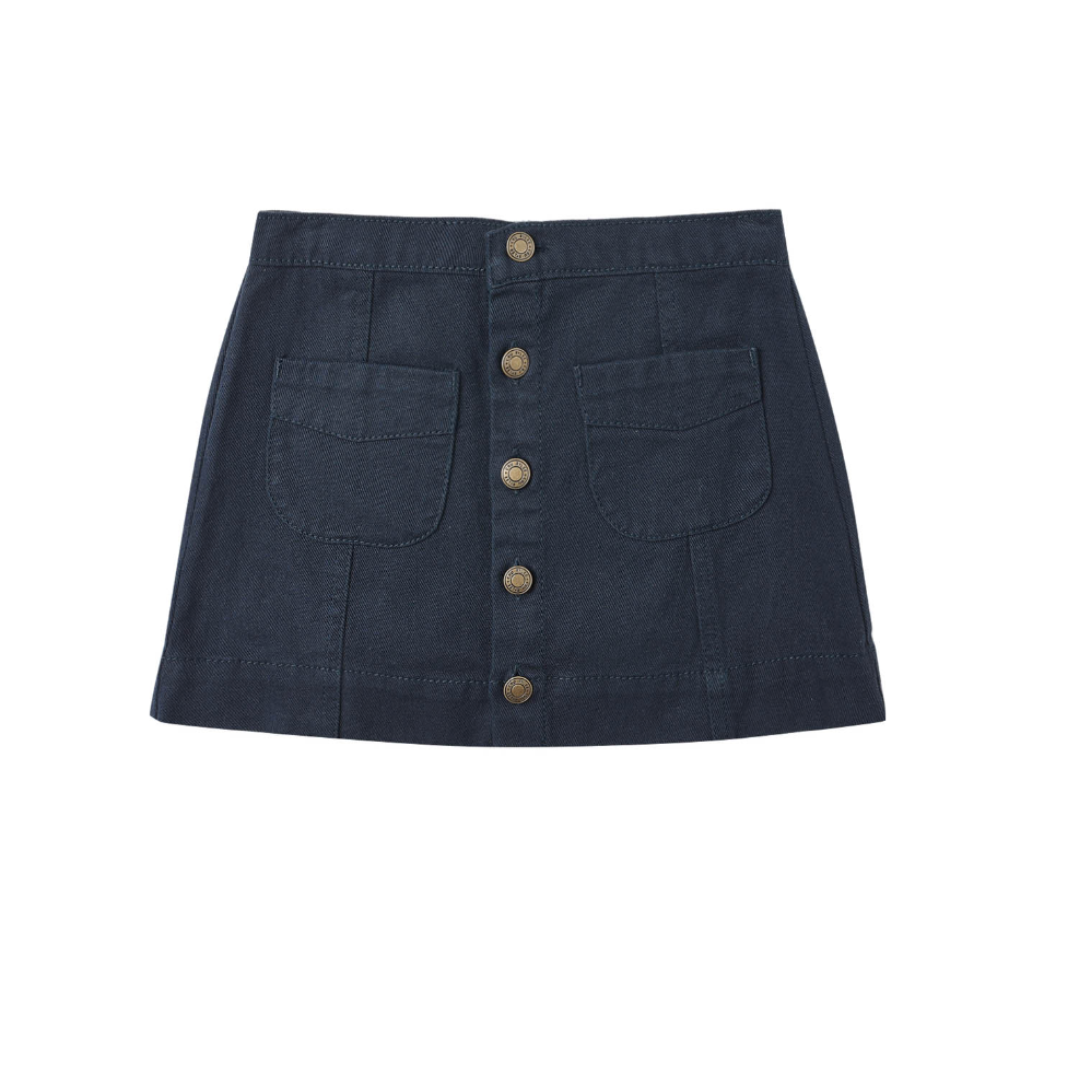 DENVER MINI SKIRT || INDIGO DENIM