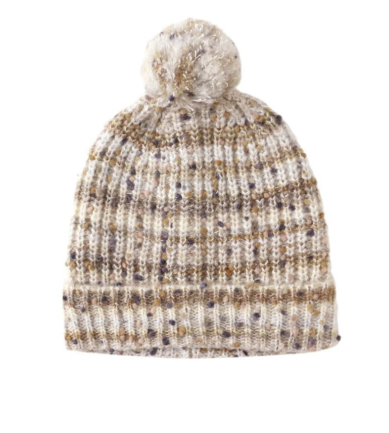 BEANIE || STONE MULTI-STRIPE