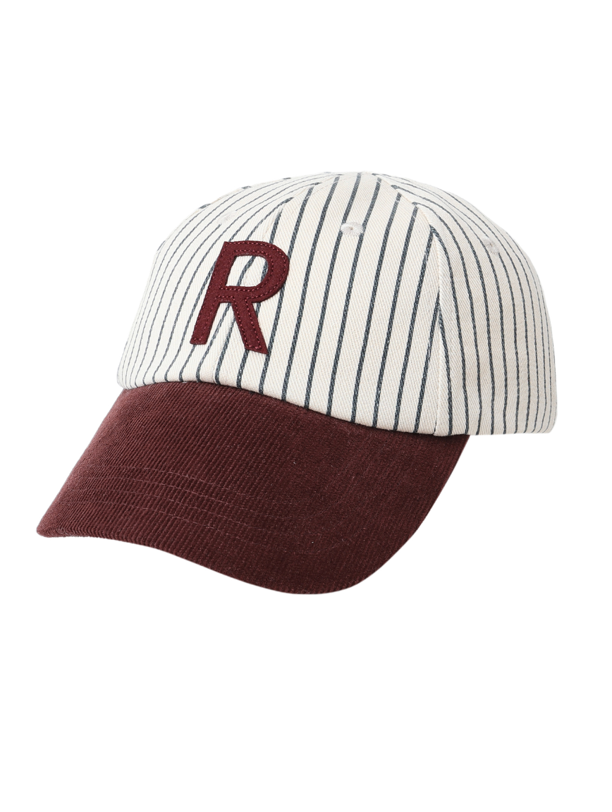 BASEBALL HAT || NAVY PINSTRIPE