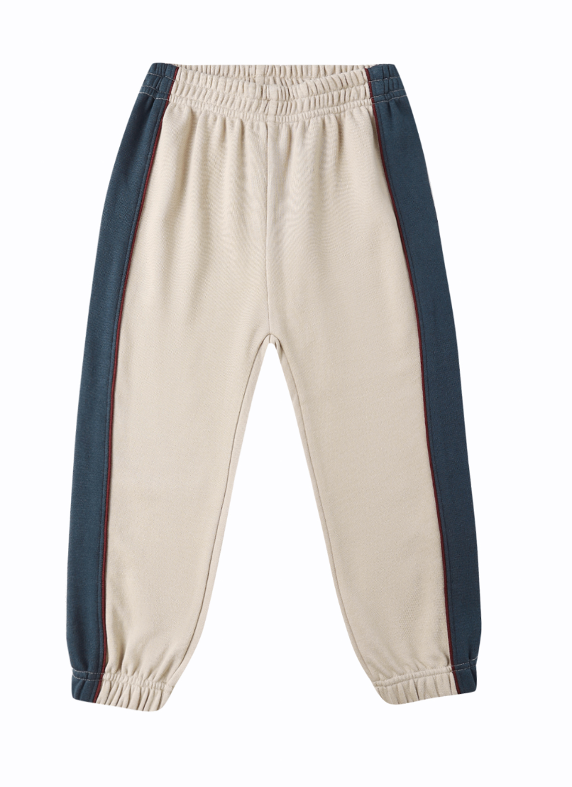 PANELED SWEATPANT || STONE