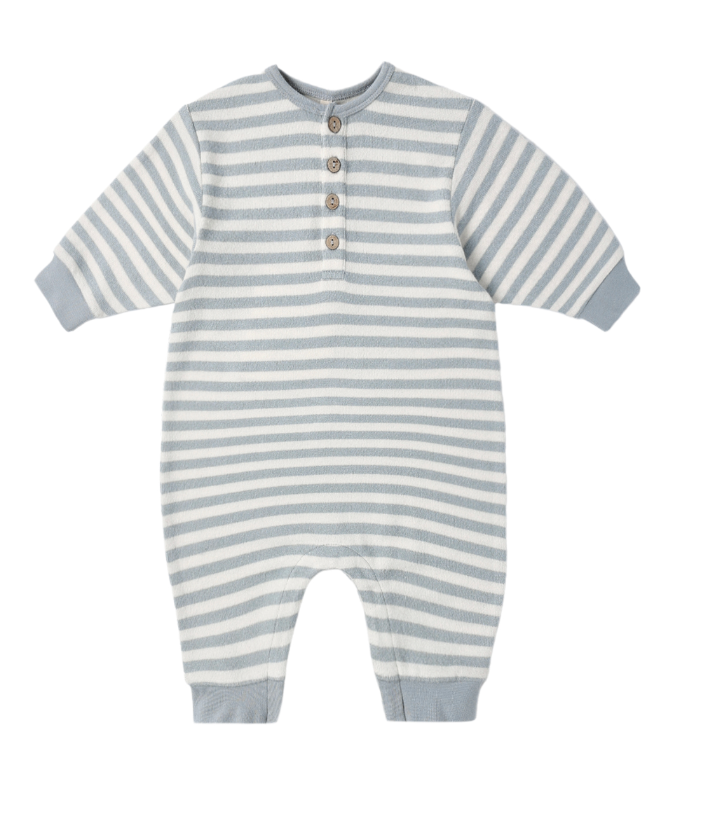RELAXED JUMPSUIT || BLUE STRIPE