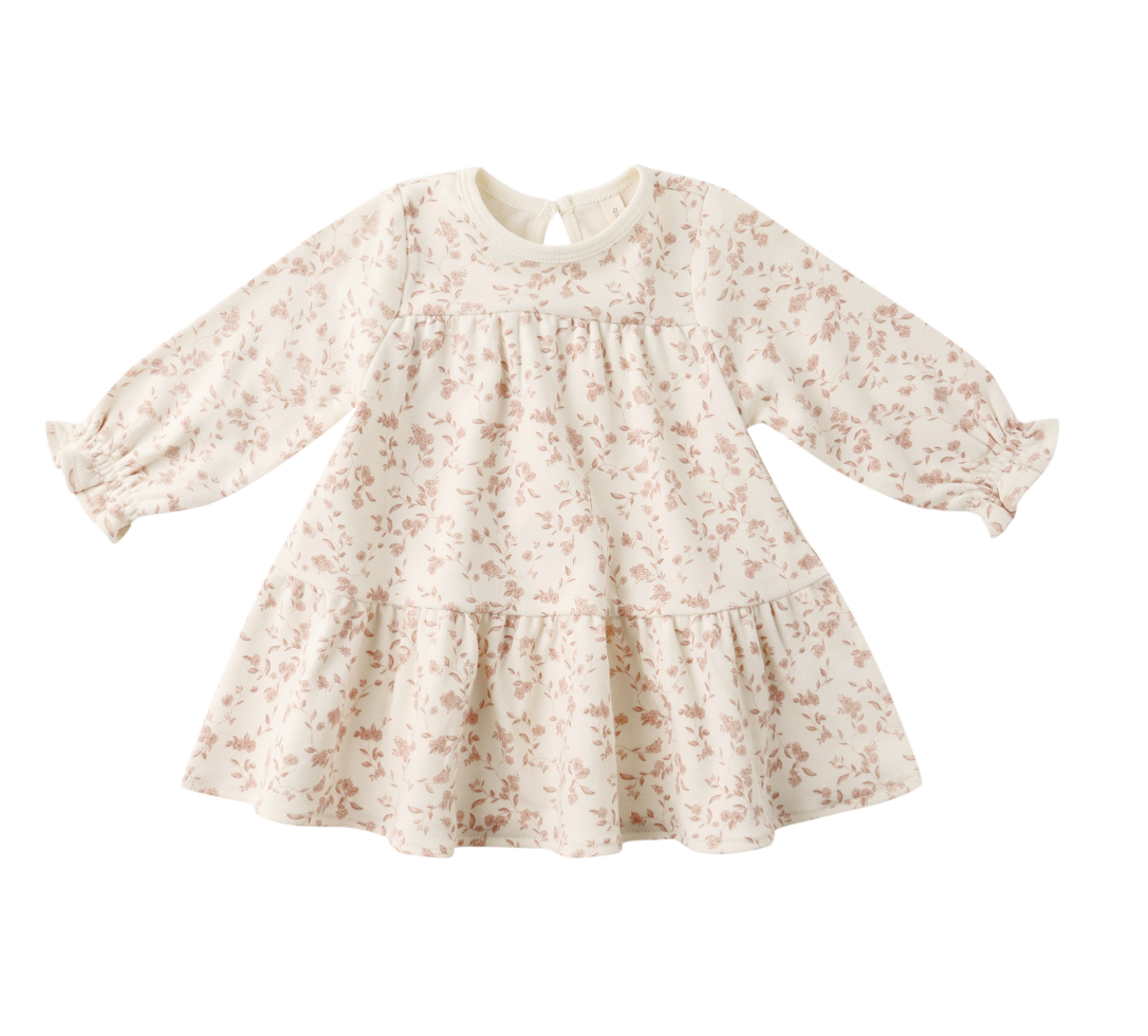 TIERED JERSEY DRESS || FRENCH GARDEN