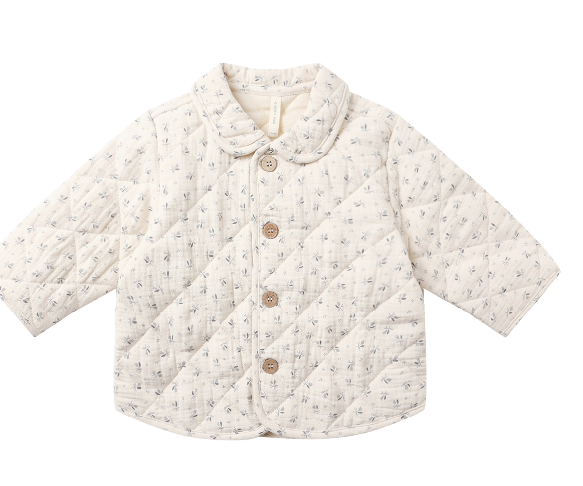 QUILTED JACKET || BLUEBELL
