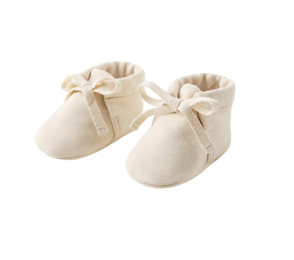 BABY BOOTIES || NATURAL