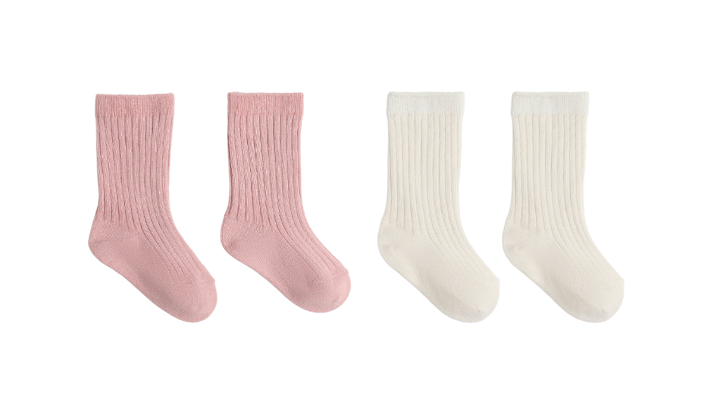 SOCKS SET || NATURAL, ROSE