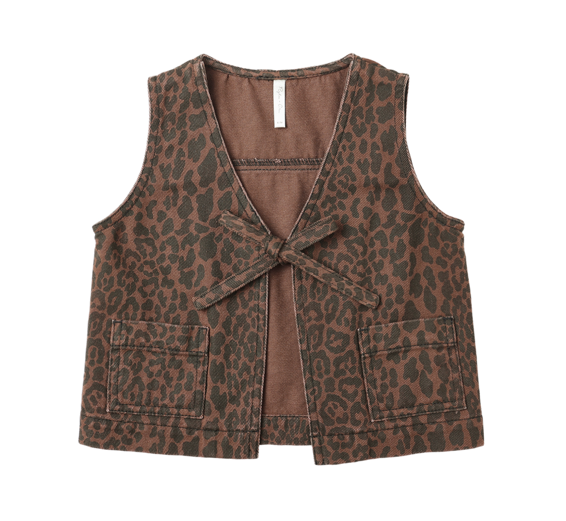 UTILITY VEST || LEOPARD