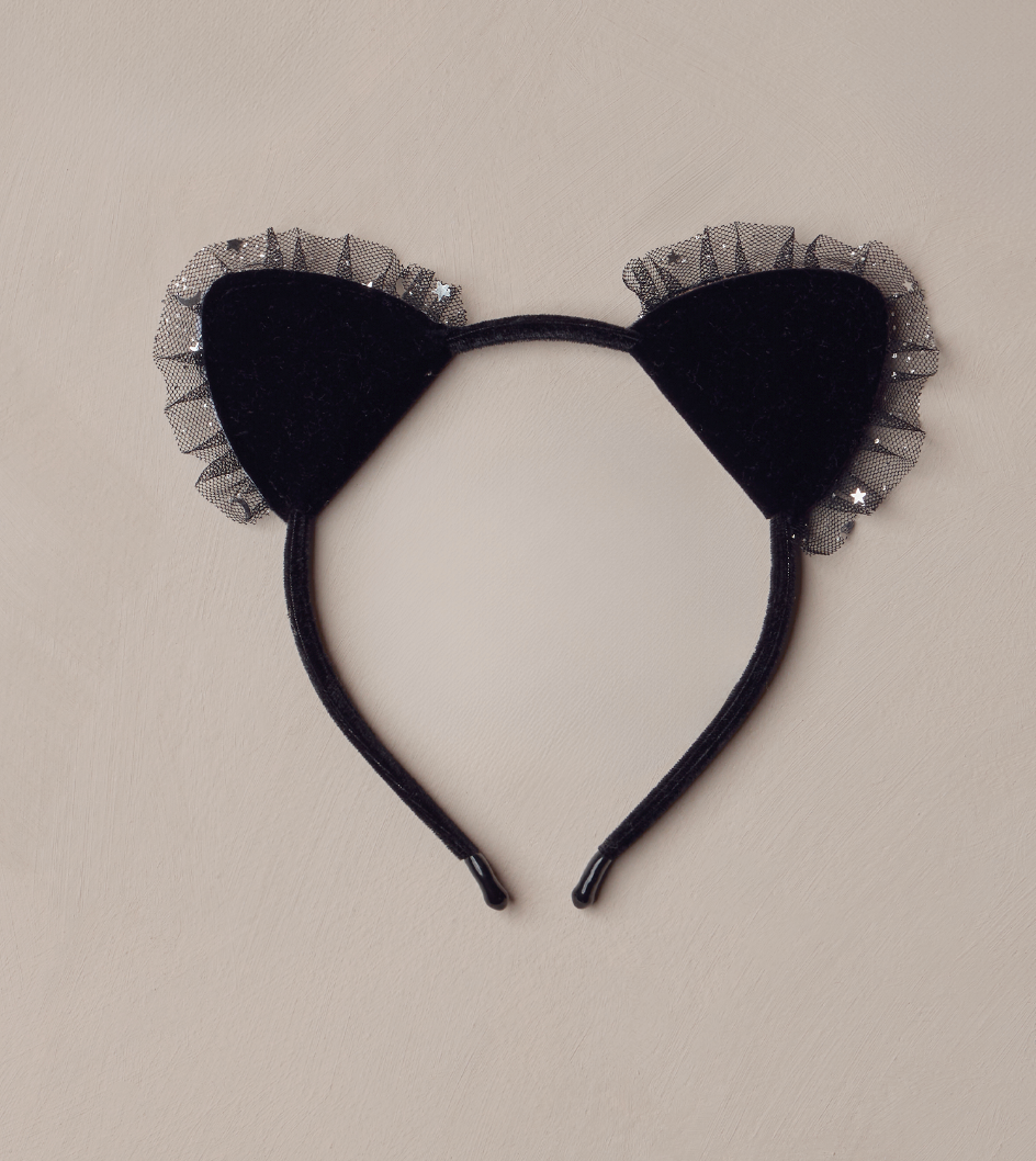 CAT HEADBAND | BLACK