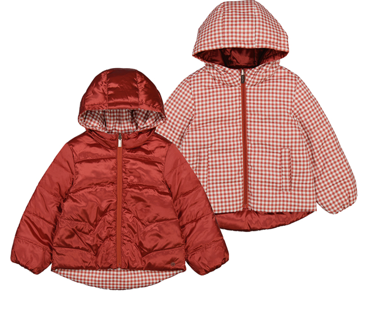 Gingham Reversible Coat