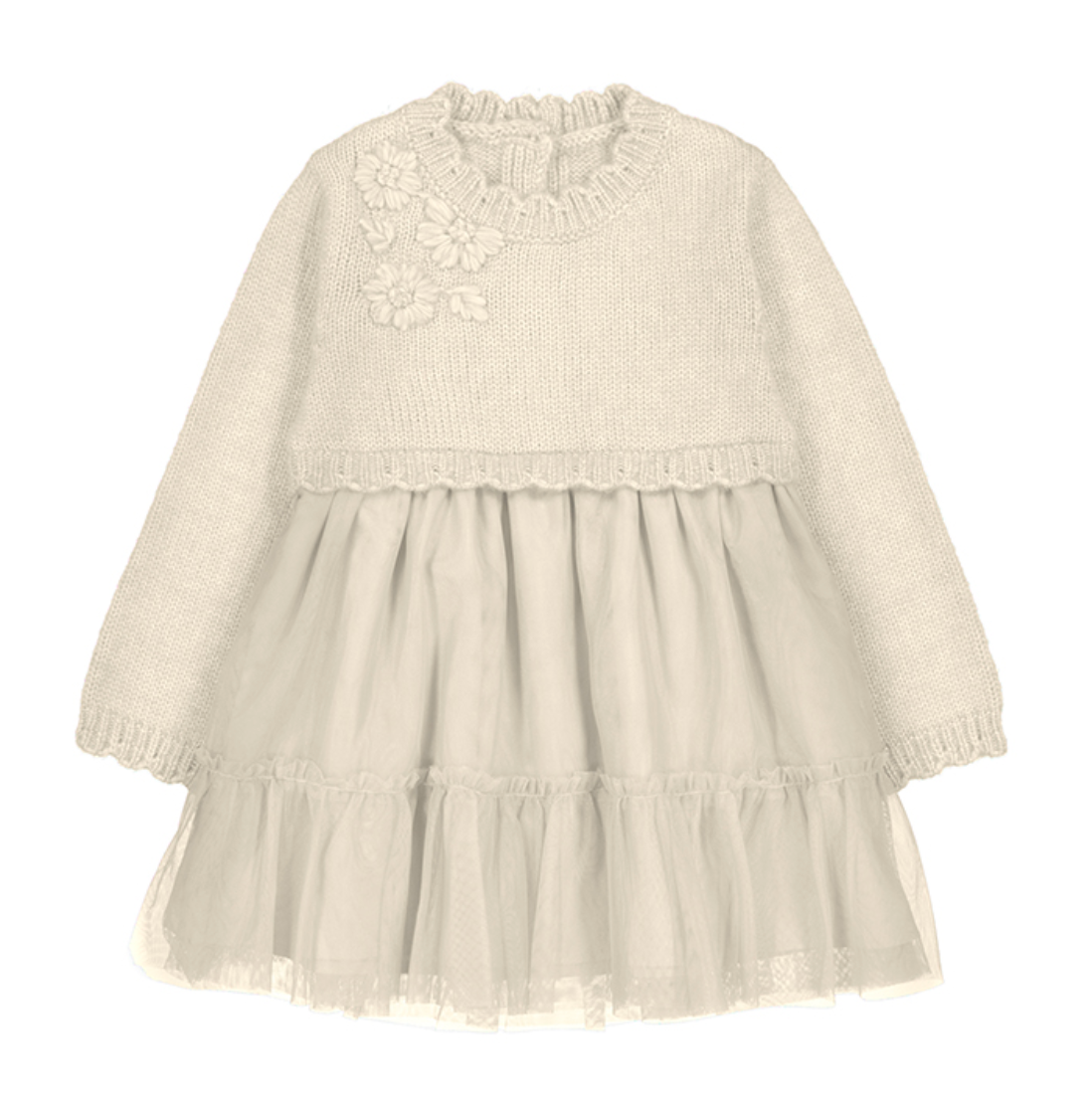 Penny Embroidered Tulle Dress