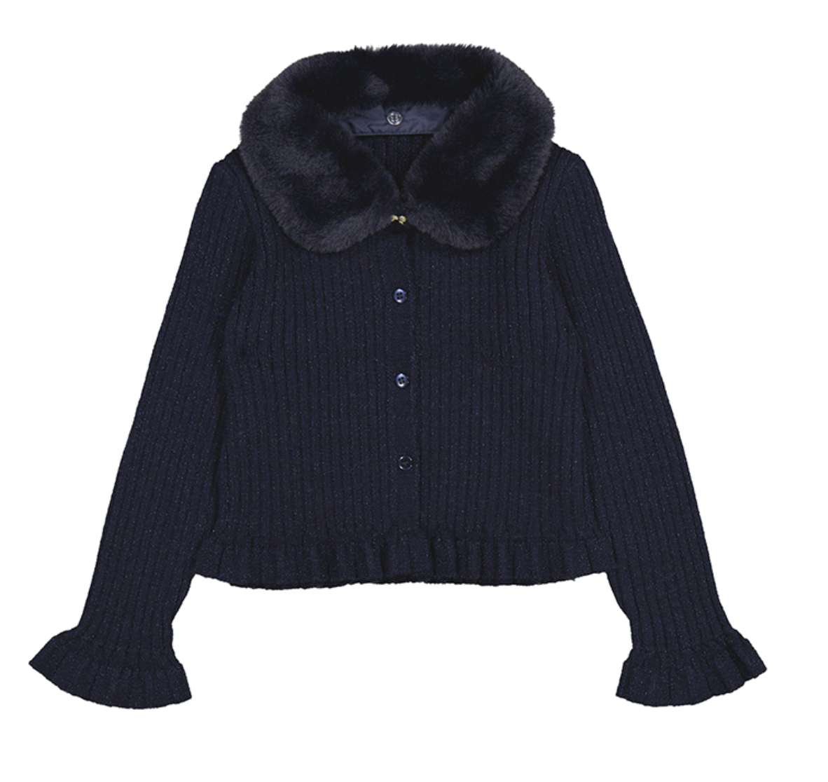 Franny Faux Fur Cardigan