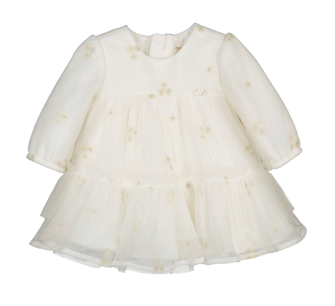 Emmie Embroidered Tulle Dress