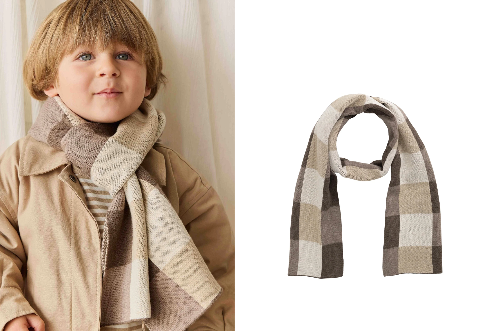 Jamie Kay Checkered Scarf