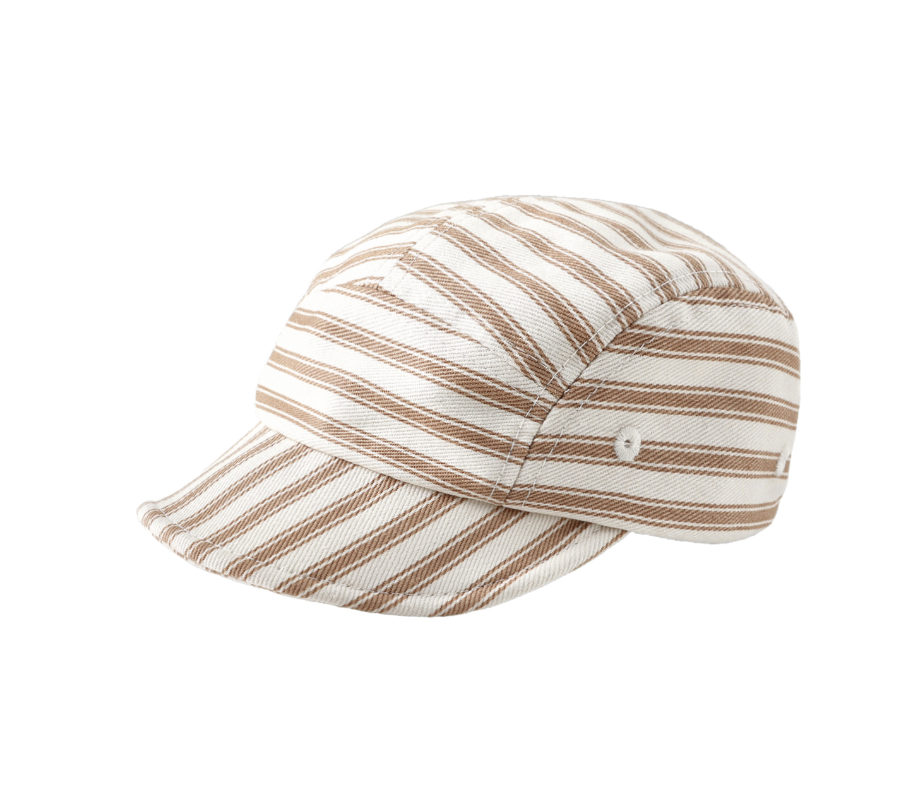 BABY CAP || GOLD PINSTRIPE