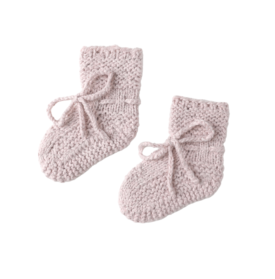 KNIT BOOTIES || LILAC