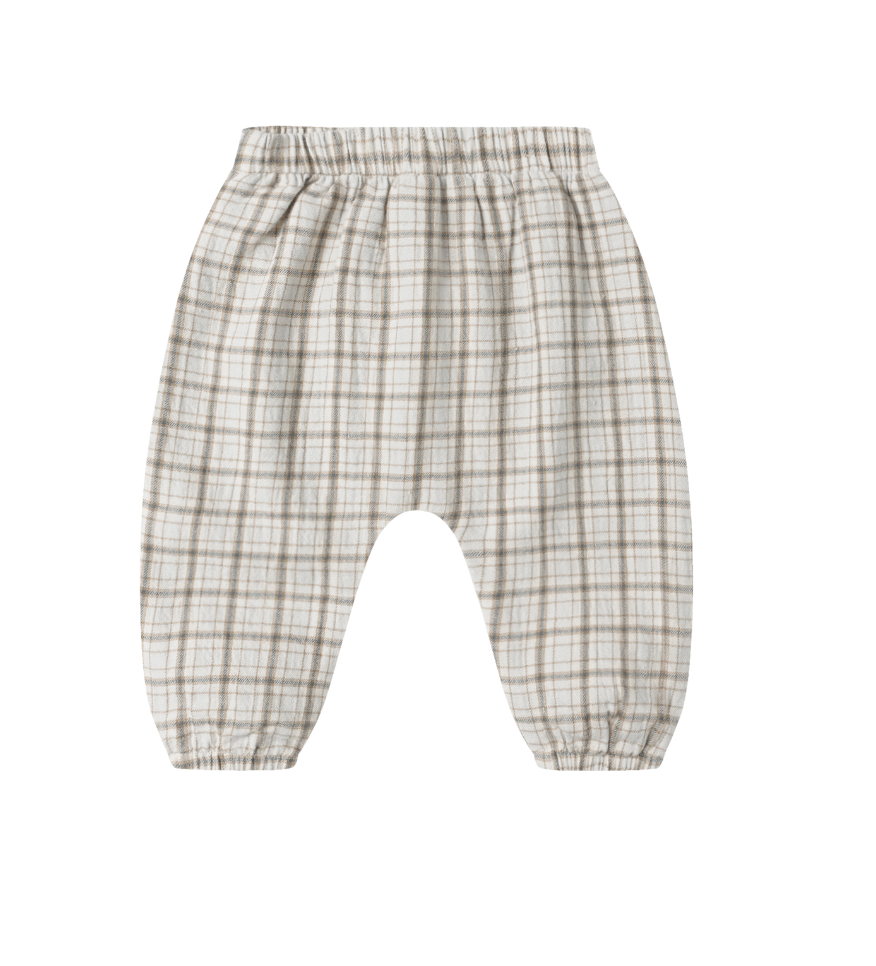 WOVEN PANT || BLUE PLAID