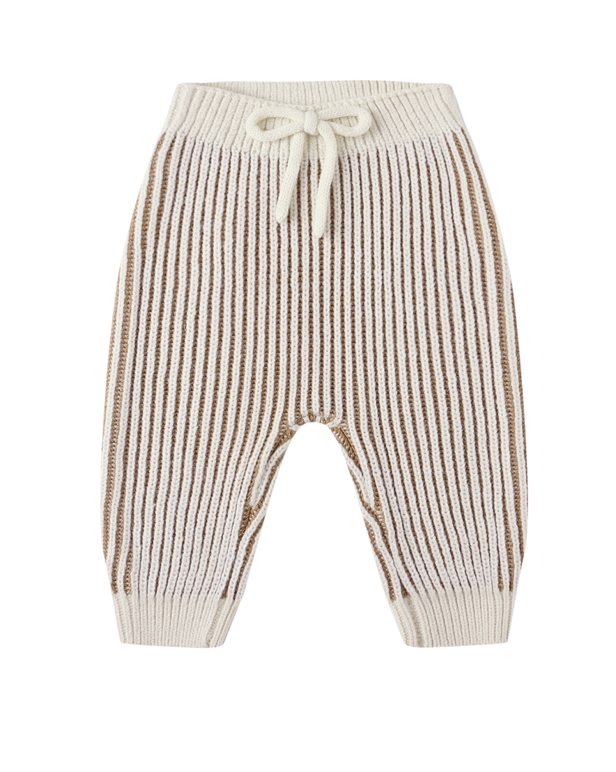 CHUNKY KNIT PANT || GOLD
