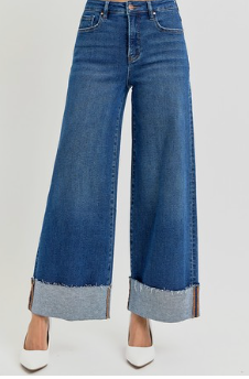 LEAD THE WAY TUMMY CONTROL CUFFED JEAN