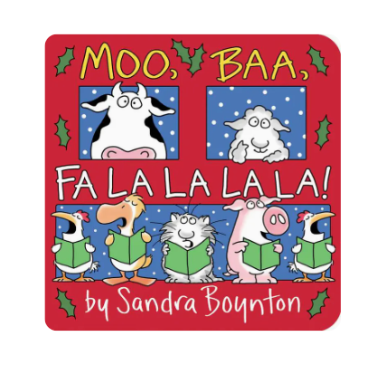 Moo, Baa, Fa La La La Book