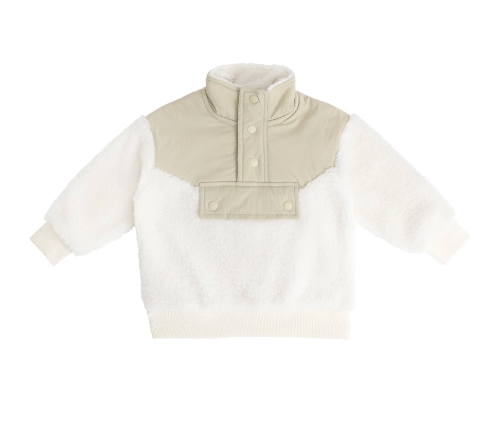 Mackenzie Sherpa Top - Natural/Sandy Brown