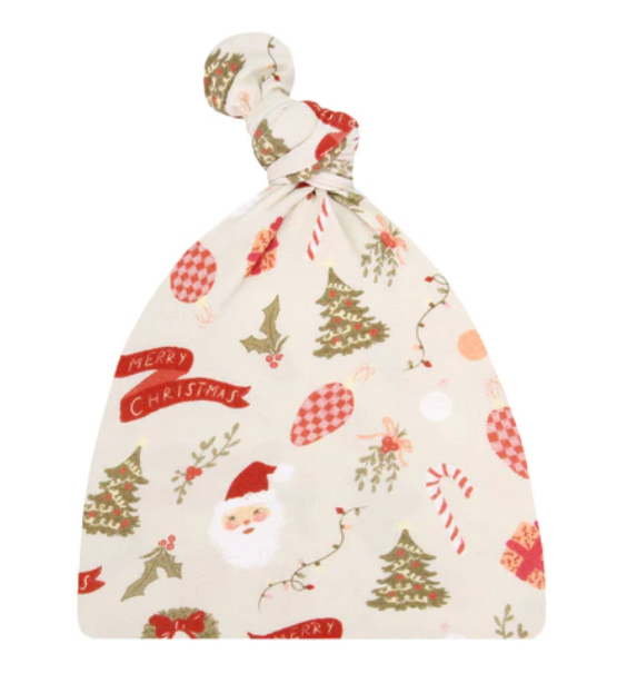 Mistletoe Top Knot Hat