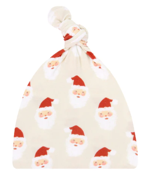 Santa Baby Top Knot Hat