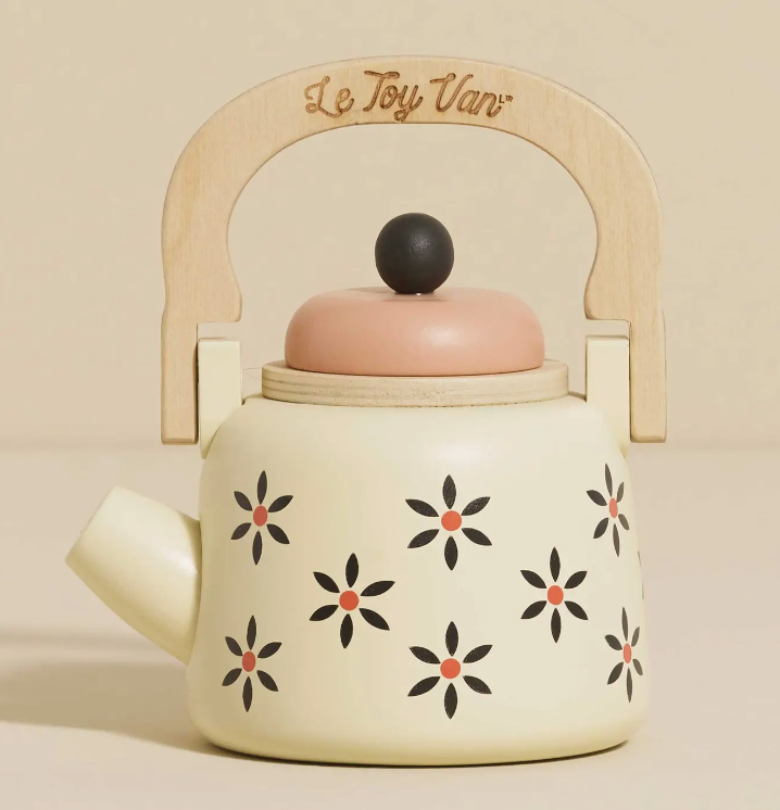 Vintage Wooden Role Play Kettle
