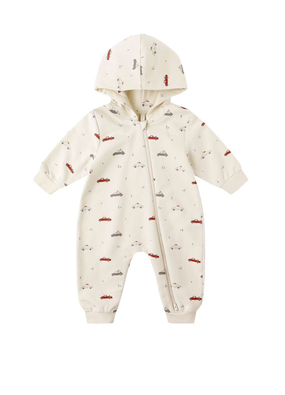 HOODED JUMPSUIT || CARS