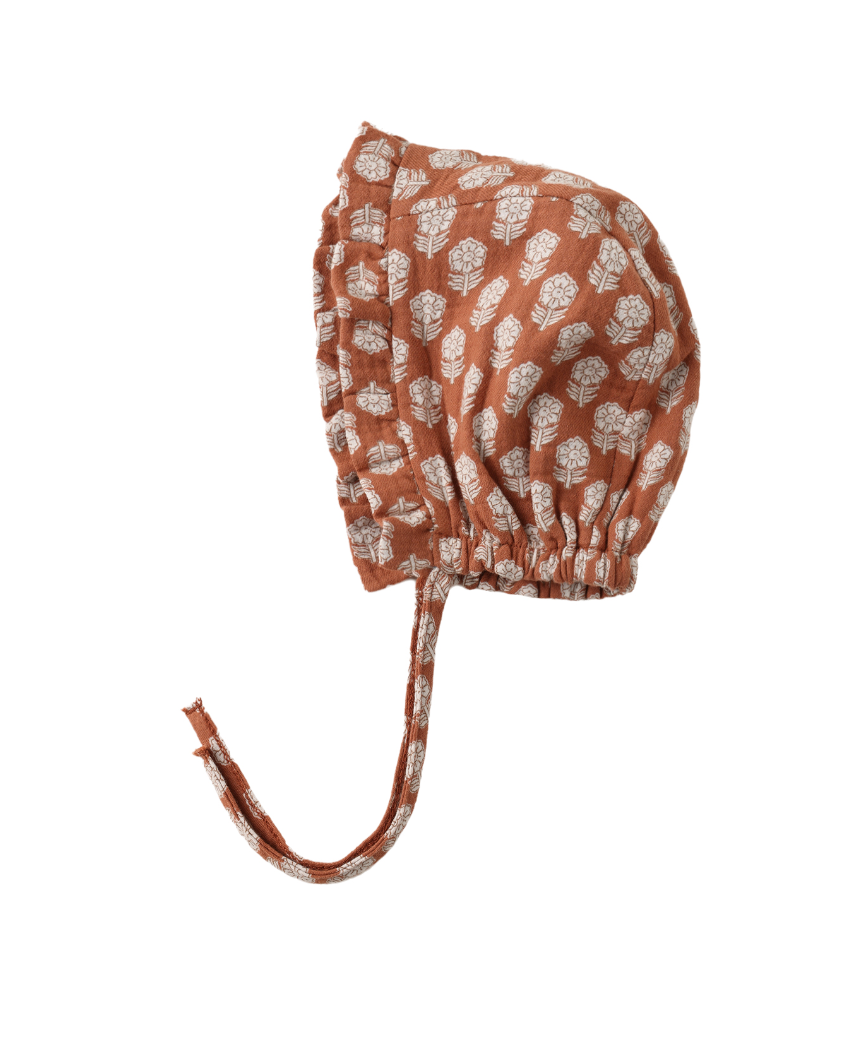 WOVEN RUFFLE BONNET || HOLIDAY FLEUR