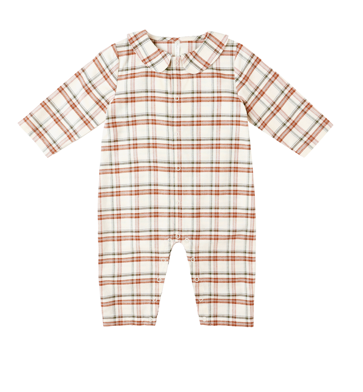 BABY PAJAMA ROMPER || HOLIDAY FLANNEL