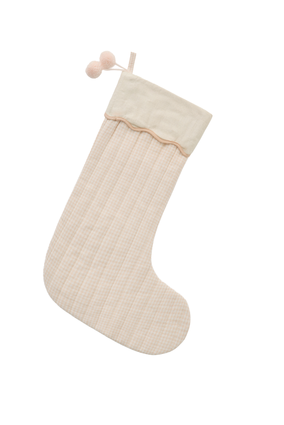 CHRISTMAS STOCKING || PETAL GINGHAM