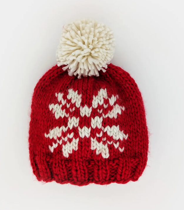 Snowflake Natural Beanie