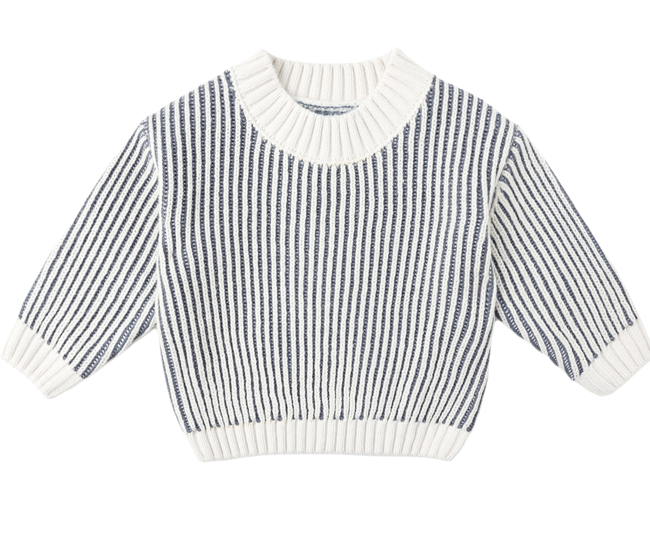 RELAXED KNIT SWEATER OCEAN