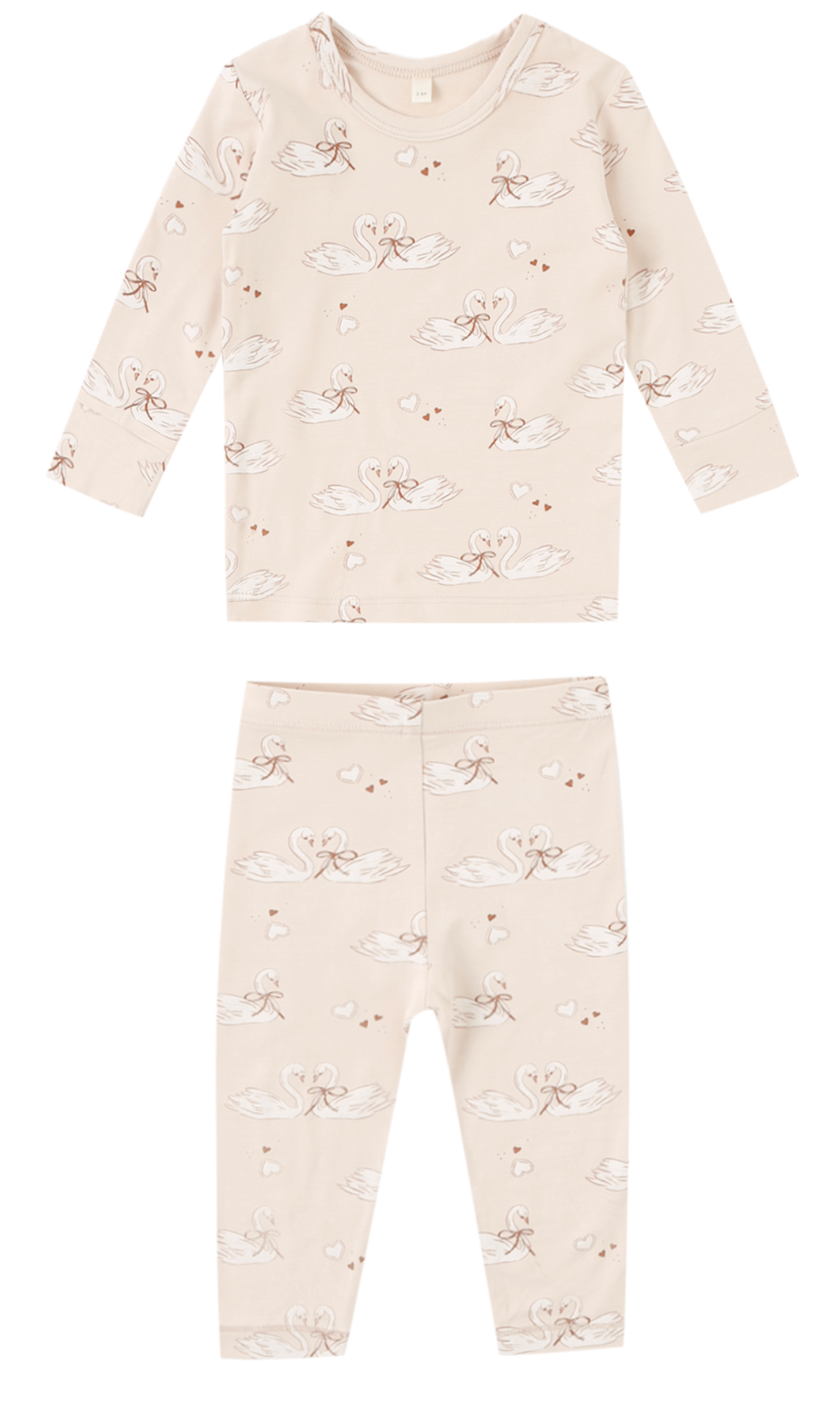 BAMBOO PAJAMA SET SWANS