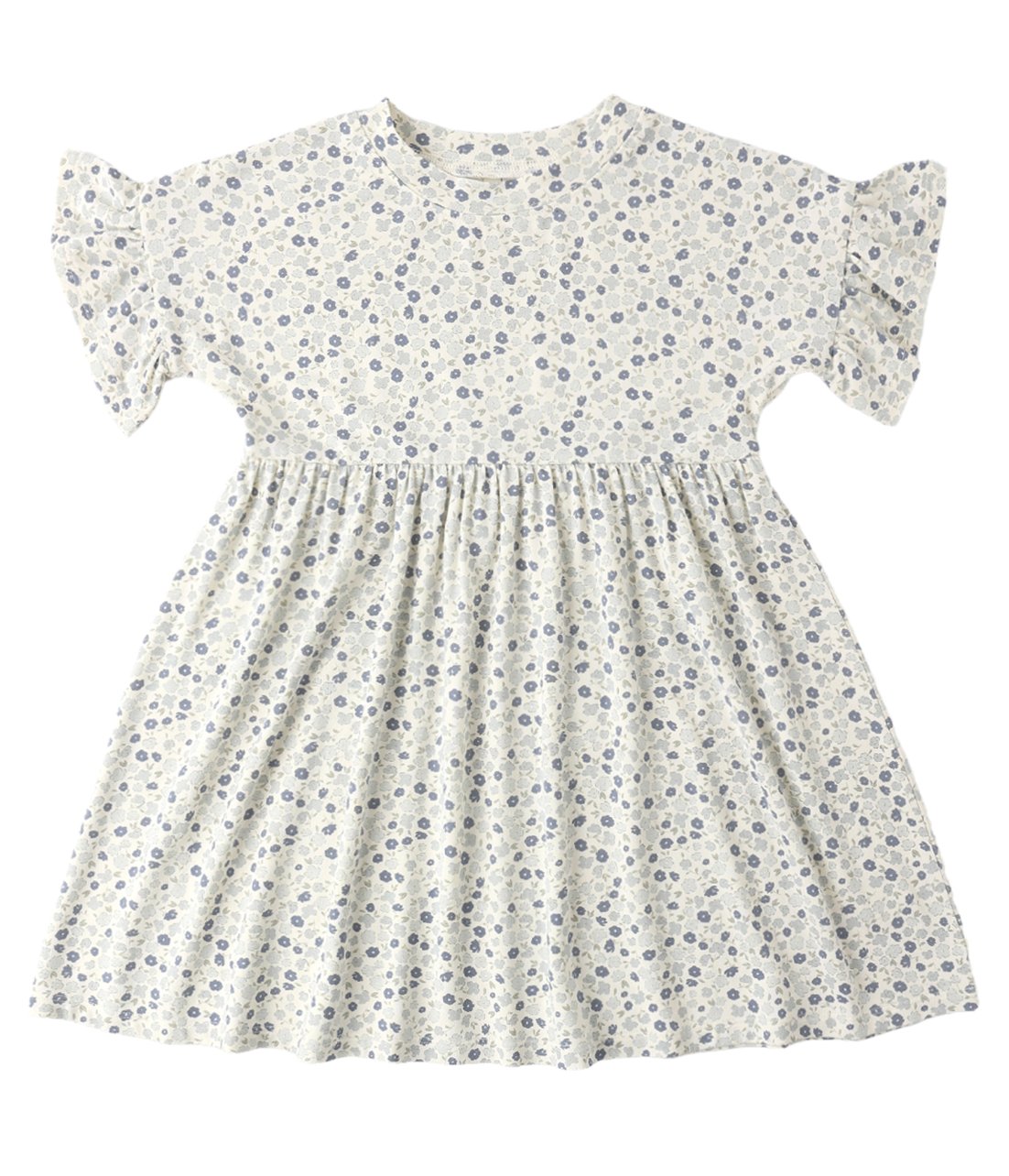 BABYDOLL DRESS BLUE DITSY