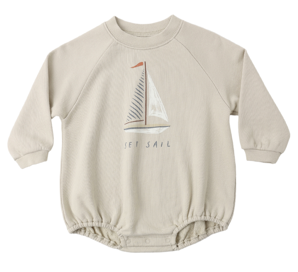 CREWNECK ROMPER SET SAIL