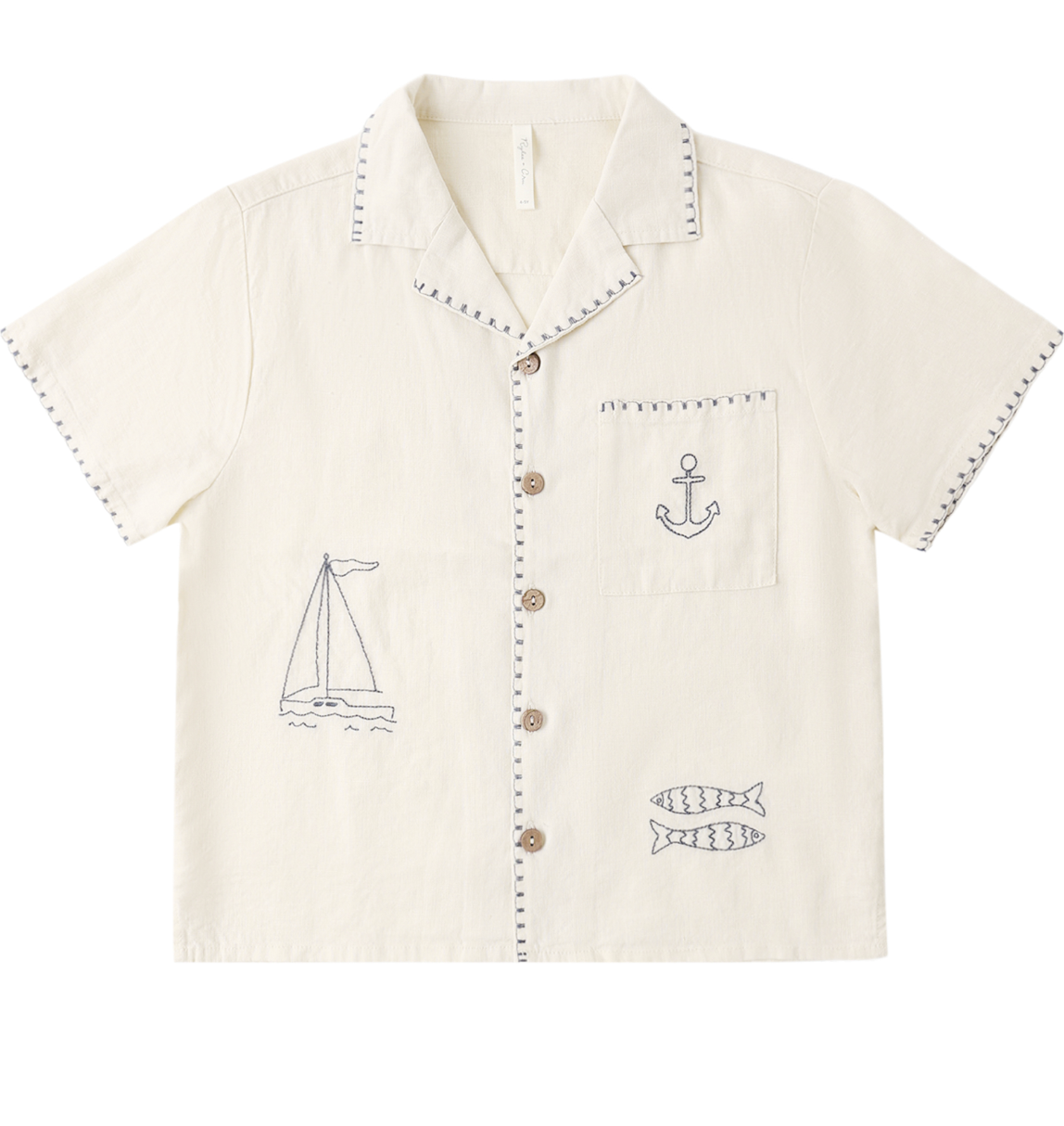 LAPEL COLLAR SHIRT SAILOR