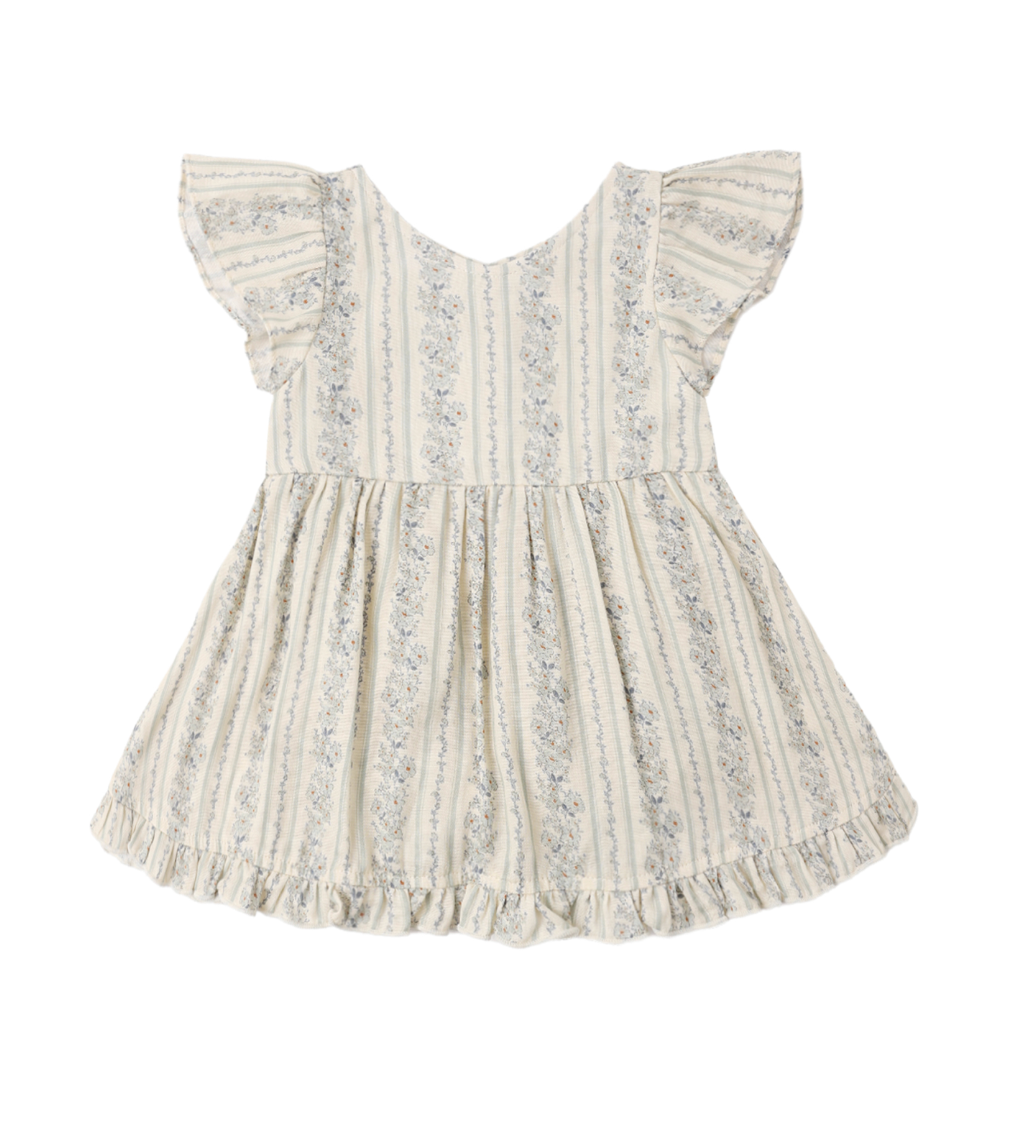 LILA ROMPER BLUE FLORAL
